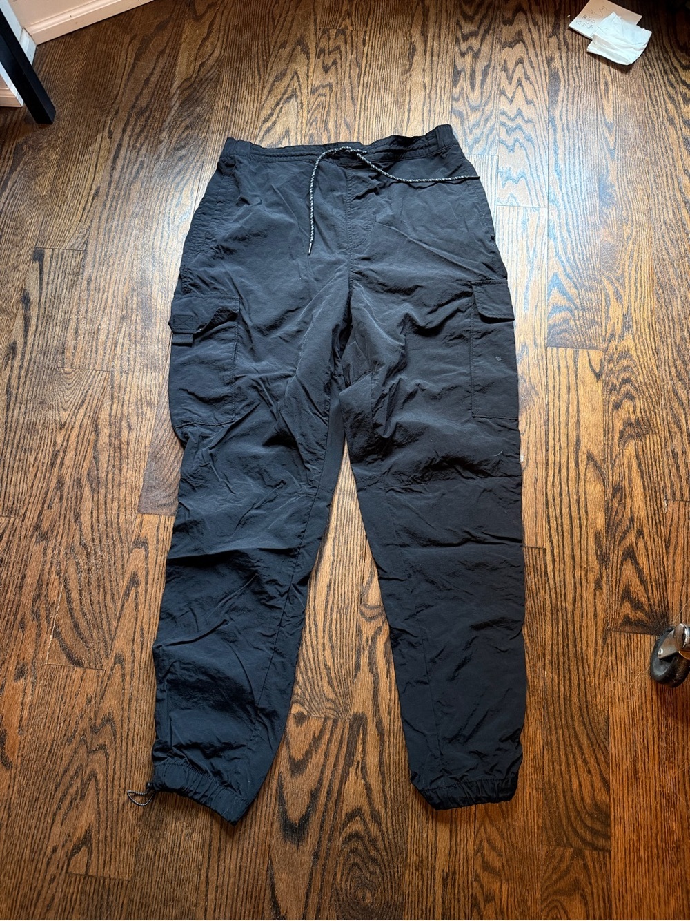 LCKR Unisex Utility Black Cargo Jogger Pants